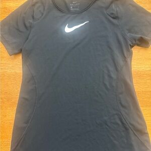 Nike Black Dry-Fit Fitted Short Sleeve T-Shirt